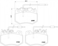 Комплект тормозных колодок HELLA 8DB 355 015-511