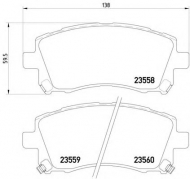 Комплект тормозных колодок HELLA 8DB 355 017-291
