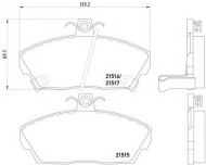 Комплект тормозных колодок HELLA 8DB 355 018-031