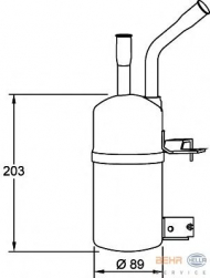 Осушитель BEHR HELLA SERVICE 8FT 351 192-061