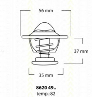 Термостат TRISCAN 8620 4982