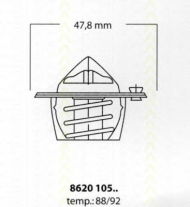 Термостат TRISCAN 8620 10592