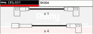 Комплект электропроводки DELCO REMY DRL481