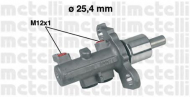 Цилиндр METELLI 05-0402
