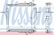 Теплообменник NISSENS 63784