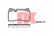 Комплект тормозных колодок NK 224788
