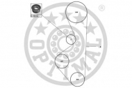 Ременный комплект OPTIMAL SK-1185