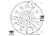 Ременный комплект OPTIMAL SK-1479