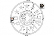 Ременный комплект OPTIMAL SK-1723