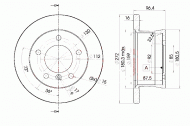 Тормозной диск ICER 78BD0183