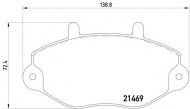Комплект тормозных колодок PAGID T0390