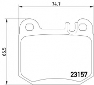 Комплект тормозных колодок PAGID T1188
