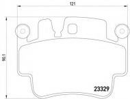 Комплект тормозных колодок PAGID T1231
