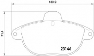 Комплект тормозных колодок PAGID T9068