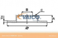 Тормозной диск VAICO V10-80047