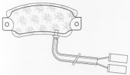 Комплект тормозных колодок QH Benelux BP529