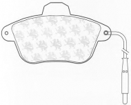 Комплект тормозных колодок QH Benelux BP700