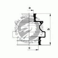 Комплект пыльника QH Benelux QJB645