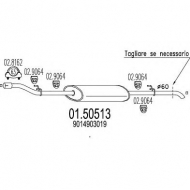 Амортизатор MTS 01.50513