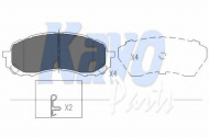 Комплект тормозных колодок KAVO PARTS KBP-8018