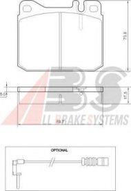 Комплект тормозных колодок A.B.S. 36418 OE