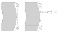 Комплект тормозных колодок NECTO FD6868A