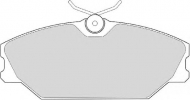 Комплект тормозных колодок NECTO FD6899A