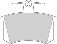 Комплект тормозных колодок NECTO FD262A