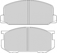 Комплект тормозных колодок NECTO FD6196A