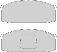 Комплект тормозных колодок NECTO FD874A