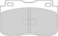Комплект тормозных колодок NECTO FD4167A