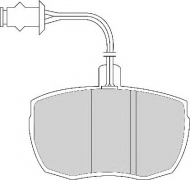 Комплект тормозных колодок NECTO FD6137A