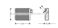 Теплообменник AVA QUALITY COOLING CR6053