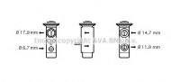 Клапан AVA QUALITY COOLING MS1093