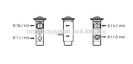 Клапан AVA QUALITY COOLING MS1112