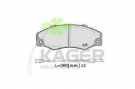 Комплект тормозных колодок KAGER 35-0038