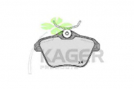 Комплект тормозных колодок KAGER 35-0075