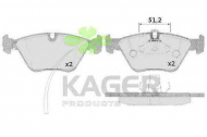Комплект тормозных колодок KAGER 35-0615