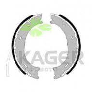Комлект тормозных накладок KAGER 34-0097