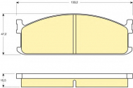 Комплект тормозных колодок GIRLING 6103459