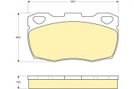 Комплект тормозных колодок GIRLING 6103956