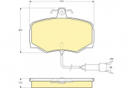 Комплект тормозных колодок GIRLING 6104611