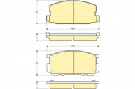 Комплект тормозных колодок GIRLING 6109549