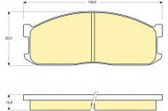 Комплект тормозных колодок GIRLING 6109839