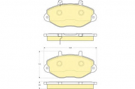 Комплект тормозных колодок GIRLING 6115734