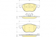 Комплект тормозных колодок GIRLING 6115832