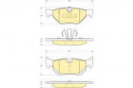 Комплект тормозных колодок GIRLING 6116262