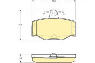 Комплект тормозных колодок GIRLING 6130921