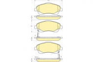 Комплект тормозных колодок GIRLING 6133364