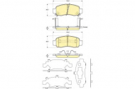 Комплект тормозных колодок GIRLING 6133769